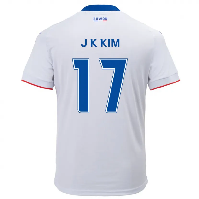 Danxen Men Kyeong-Jung Kim #17 White Blue Away Jersey 2024/25 T-Shirt