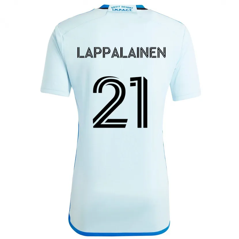 Danxen Men Lassi Lappalainen #21 Ice Blue Away Jersey 2024/25 T-Shirt