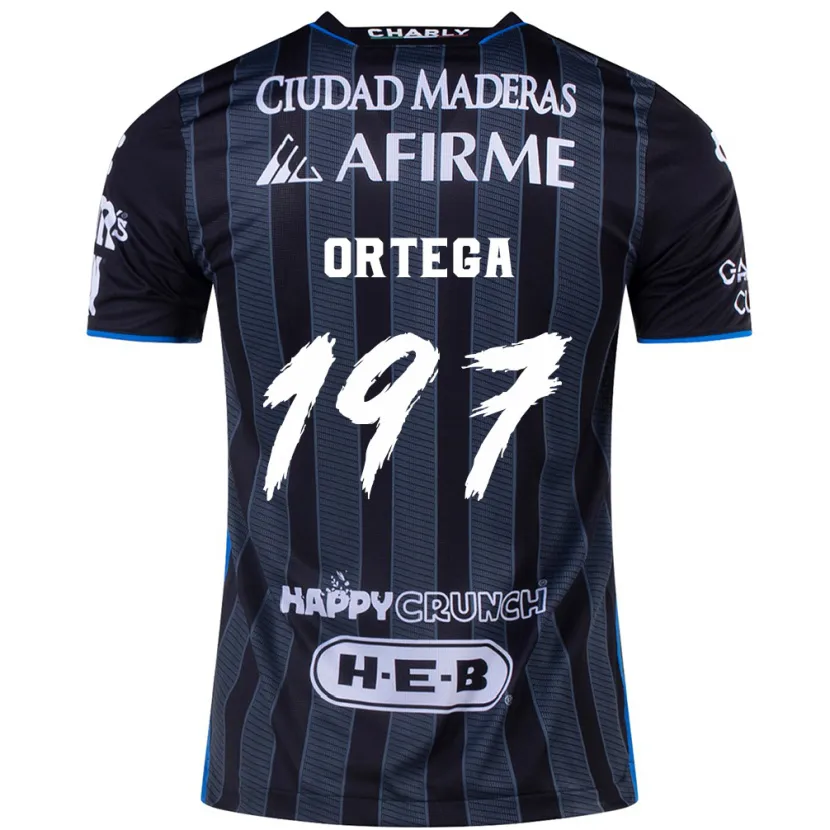 Danxen Men Javier Ortega #197 White Black Away Jersey 2024/25 T-Shirt