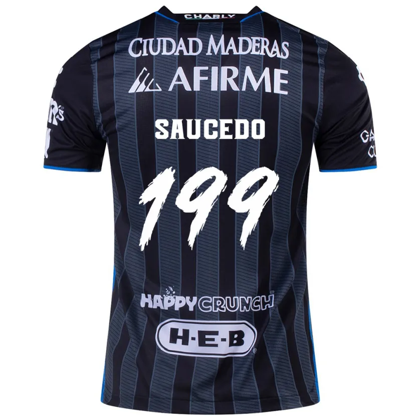 Danxen Men Christian Saucedo #199 White Black Away Jersey 2024/25 T-Shirt