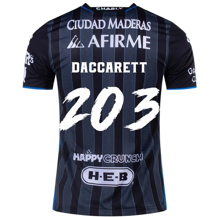 Danxen Men Juan Daccarett #203 White Black Away Jersey 2024/25 T-Shirt