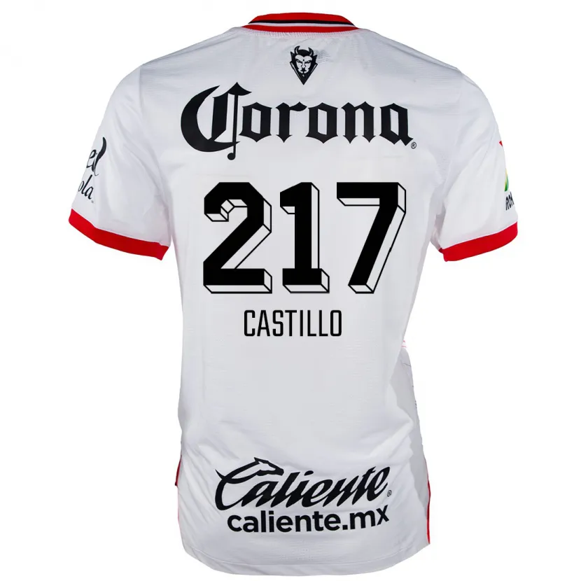 Danxen Men Klever Castillo #217 White Red Away Jersey 2024/25 T-Shirt