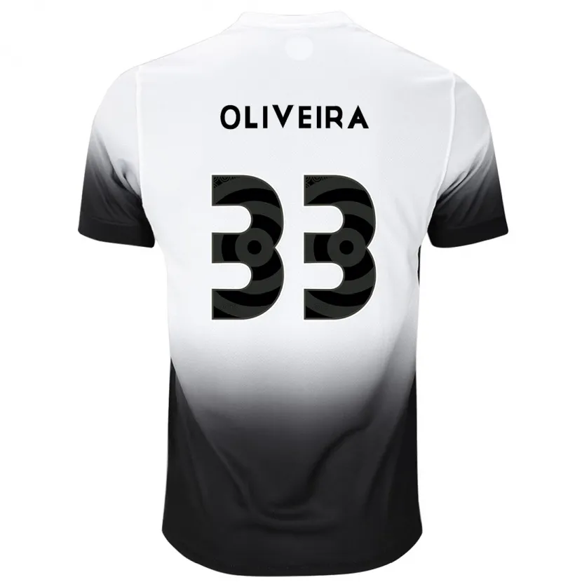 Danxen Women Ruan Oliveira #33 White Black Home Jersey 2024/25 T-Shirt