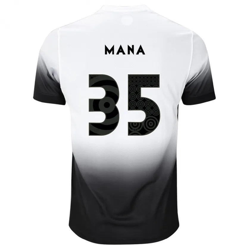 Danxen Women Léo Mana #35 White Black Home Jersey 2024/25 T-Shirt