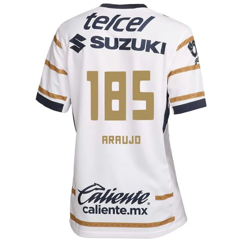 Danxen Women Andrés Araujo #185 White Obsidian Home Jersey 2024/25 T-Shirt