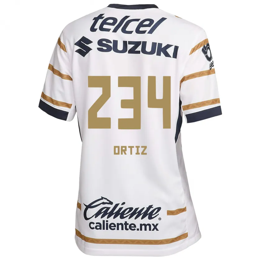 Danxen Women Jorge Ortiz #234 White Obsidian Home Jersey 2024/25 T-Shirt