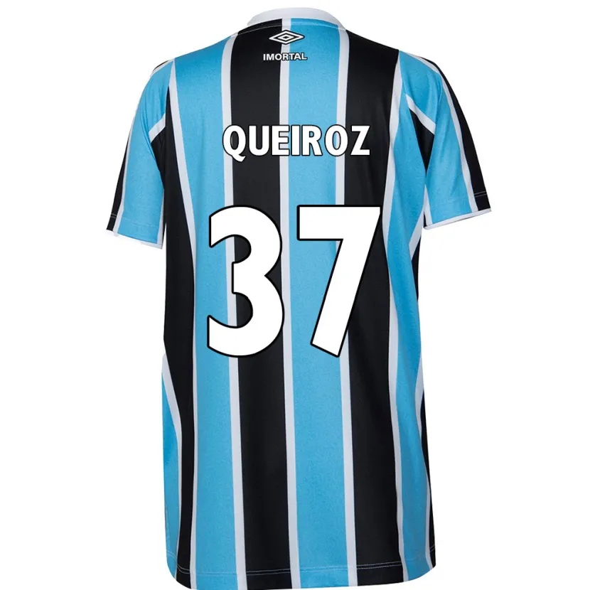 Danxen Women Du Queiroz #37 Blue Black White Home Jersey 2024/25 T-Shirt