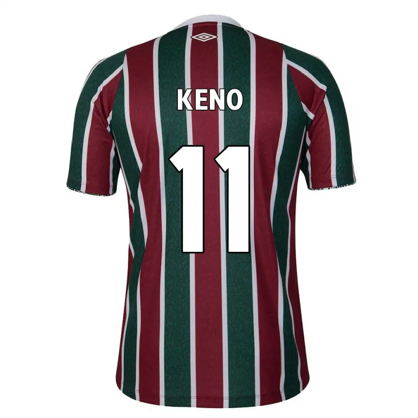 Danxen Women Keno #11 Green Maroon White Home Jersey 2024/25 T-Shirt