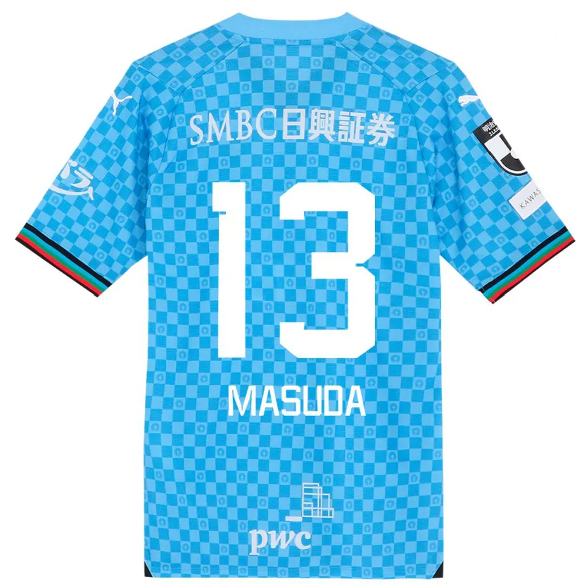 Danxen Women Hinata Masuda #13 Azure Blue Home Jersey 2024/25 T-Shirt