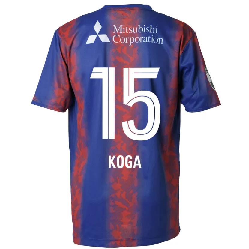 Danxen Women Shun Koga #15 Blue Red Home Jersey 2024/25 T-Shirt