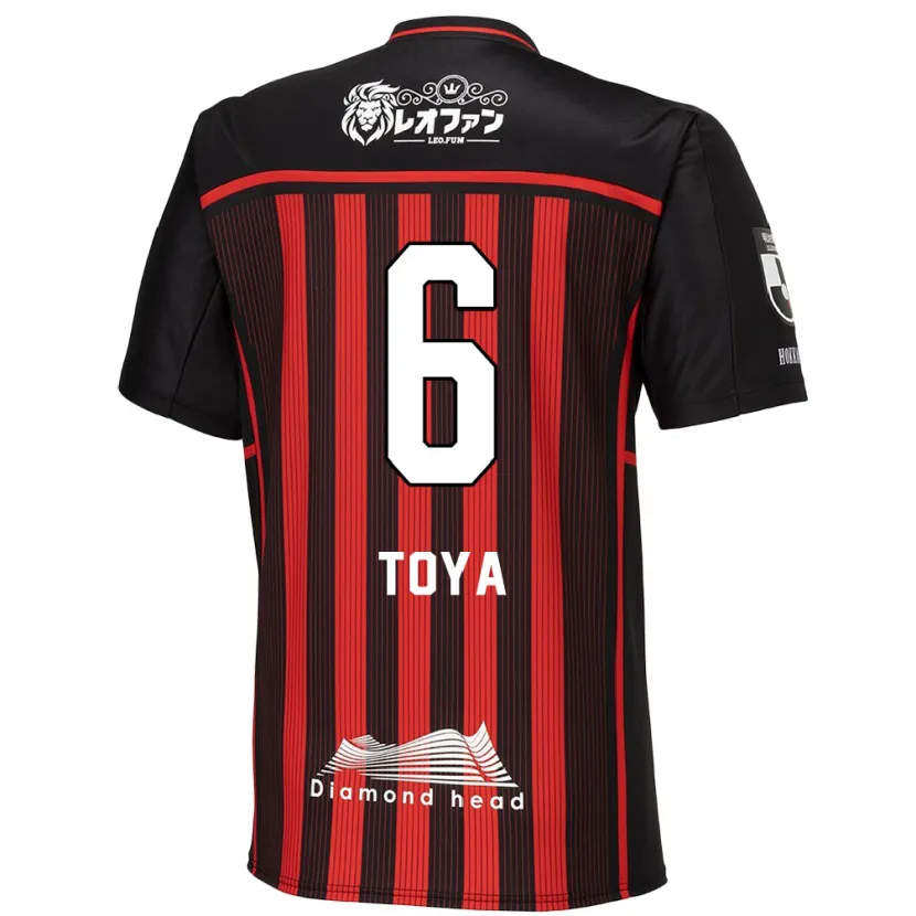 Danxen Women Toya Nakamura #6 Red Black Home Jersey 2024/25 T-Shirt