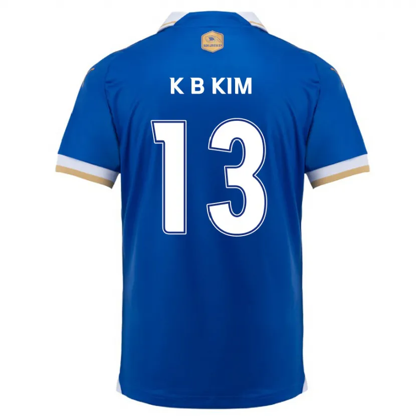 Danxen Women Bo-Kyung Kim #13 Blue White Home Jersey 2024/25 T-Shirt