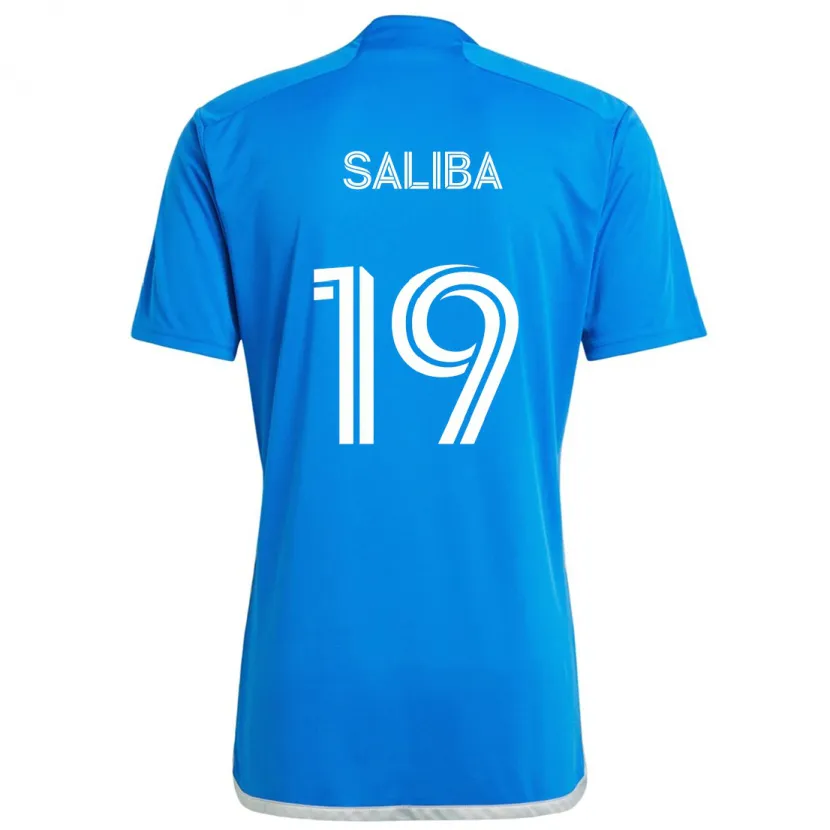 Danxen Women Nathan-Dylan Saliba #19 Blue White Home Jersey 2024/25 T-Shirt