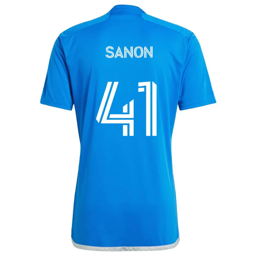 Danxen Women Jérémy Sanon #41 Blue White Home Jersey 2024/25 T-Shirt