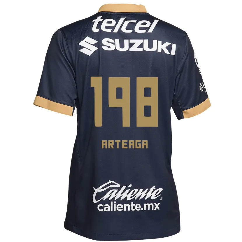 Danxen Women Edwin Arteaga #198 Obsidian Gold White Away Jersey 2024/25 T-Shirt