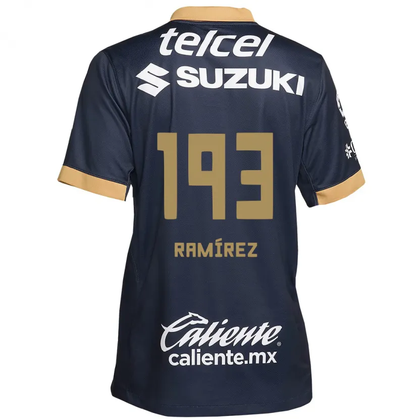 Danxen Women Héctor Ramírez #193 Obsidian Gold White Away Jersey 2024/25 T-Shirt