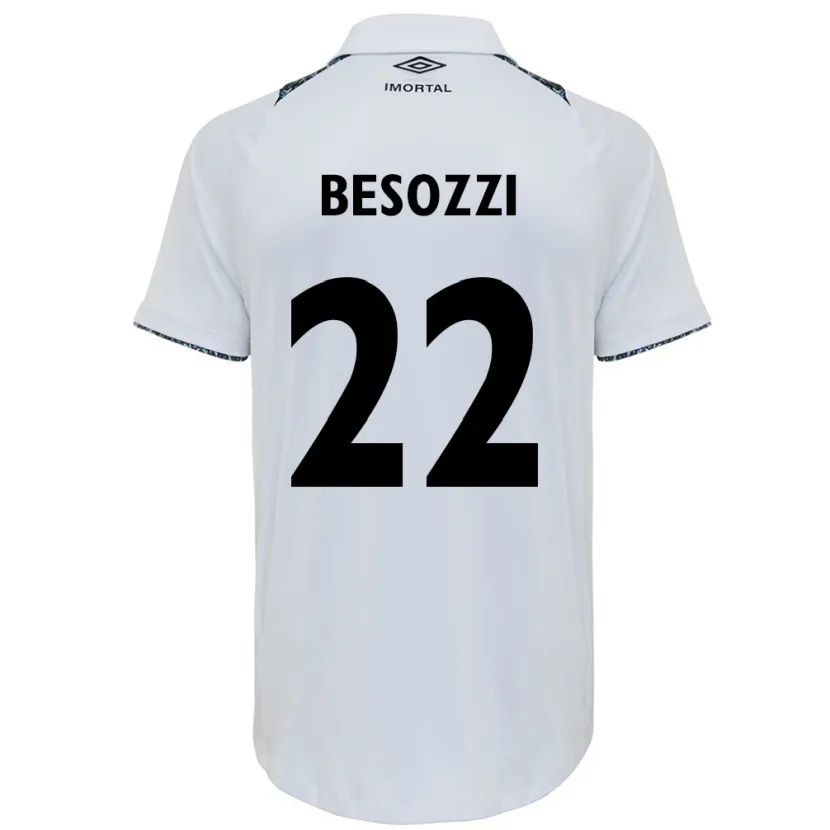 Danxen Women Lucas Besozzi #22 White Blue Away Jersey 2024/25 T-Shirt