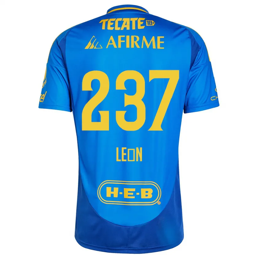 Danxen Women Gabriel León #237 Blue Yellow Away Jersey 2024/25 T-Shirt