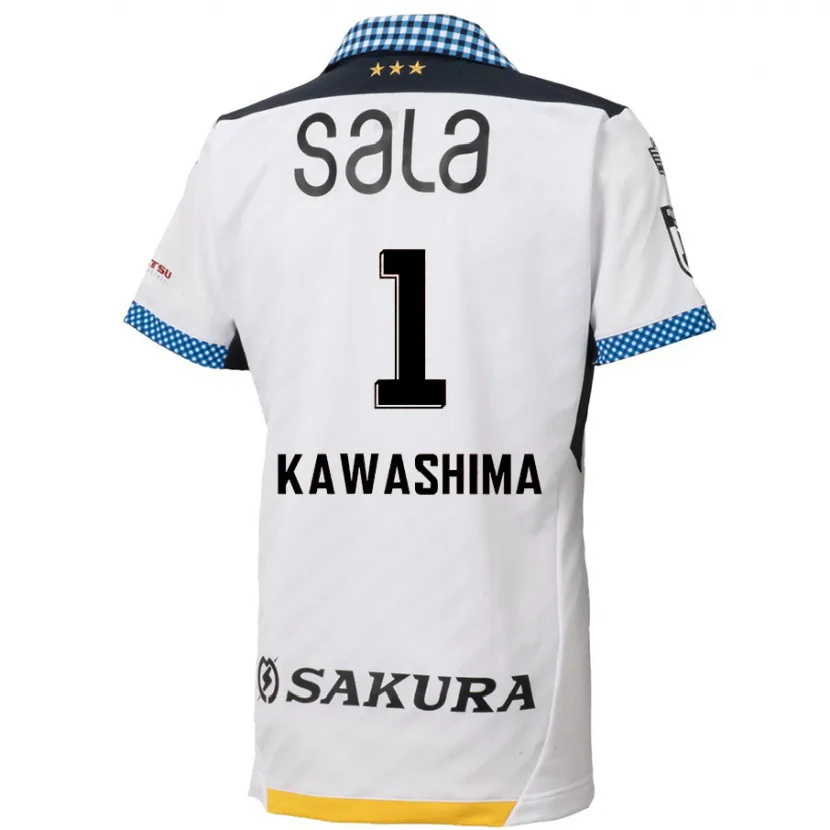 Danxen Women Eiji Kawashima #1 White Black Away Jersey 2024/25 T-Shirt