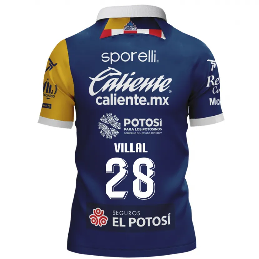 Danxen Women Jonantán Villal #28 Blue Yellow Away Jersey 2024/25 T-Shirt