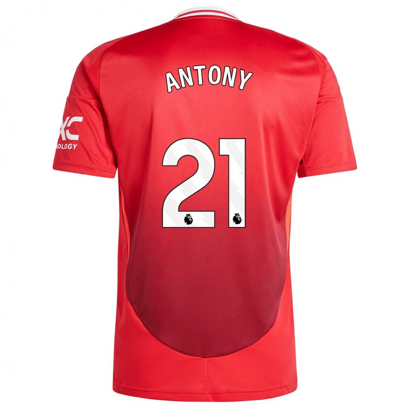 Danxen Kid Antony #21 Bright Red Home Jersey 2024/25 T-Shirt