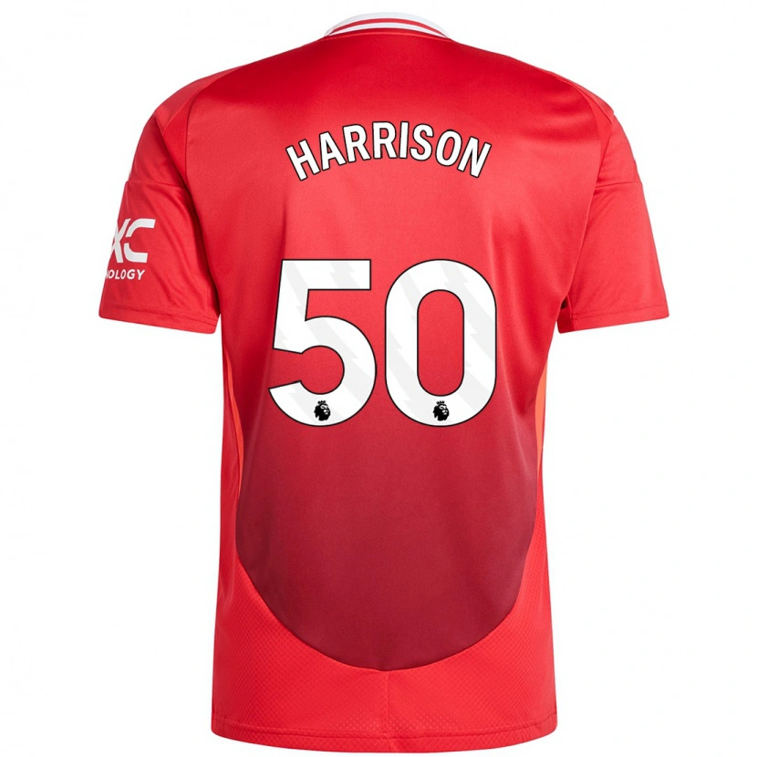 Danxen Kid Elyh Harrison #50 Bright Red Home Jersey 2024/25 T-Shirt