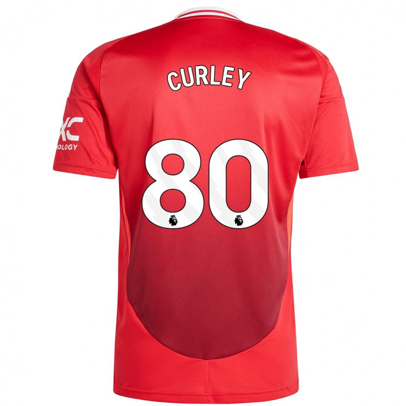 Danxen Kid Ruben Curley #80 Bright Red Home Jersey 2024/25 T-Shirt