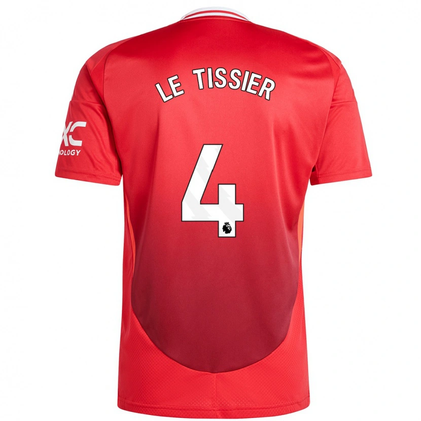 Danxen Kid Maya Le Tissier #4 Bright Red Home Jersey 2024/25 T-Shirt