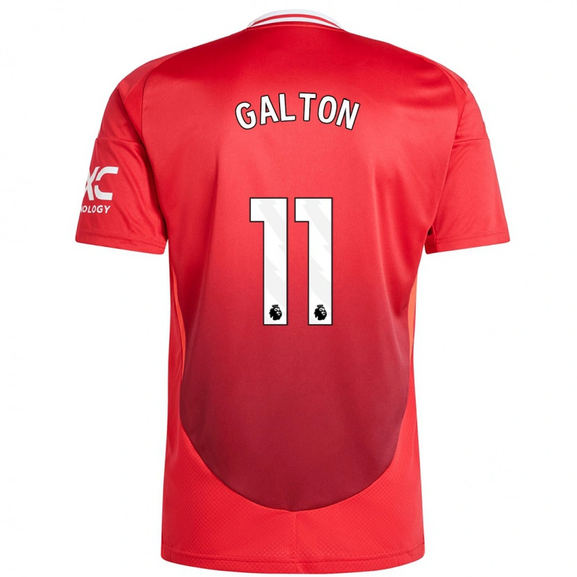 Danxen Kid Leah Galton #11 Bright Red Home Jersey 2024/25 T-Shirt