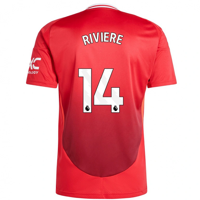 Danxen Kid Jayde Riviere #14 Bright Red Home Jersey 2024/25 T-Shirt