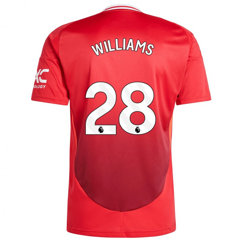 Danxen Kid Rachel Williams #28 Bright Red Home Jersey 2024/25 T-Shirt