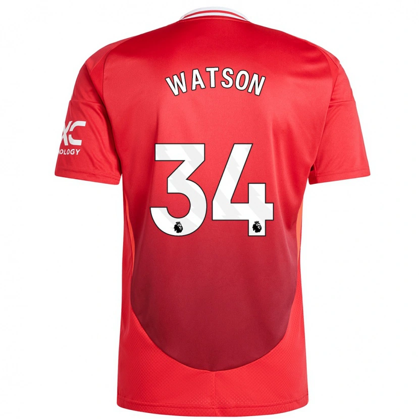 Danxen Kid Emma Watson #34 Bright Red Home Jersey 2024/25 T-Shirt