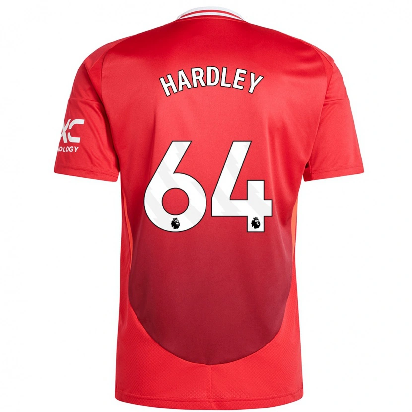 Danxen Kid Bjorn Hardley #64 Bright Red Home Jersey 2024/25 T-Shirt