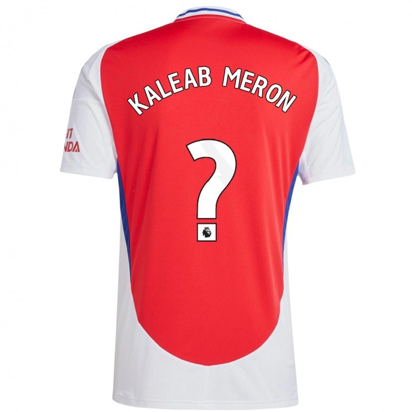 Danxen Kid Kaleab Meron #0 Red White Home Jersey 2024/25 T-Shirt