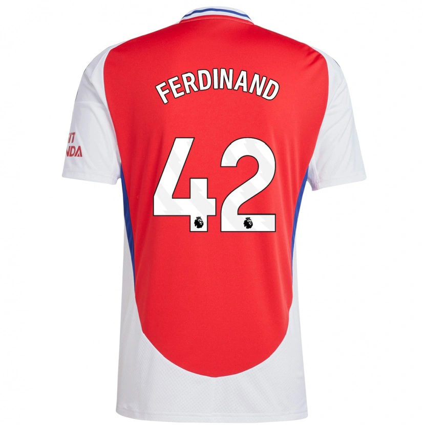 Danxen Kid Seb Ferdinand #42 Red White Home Jersey 2024/25 T-Shirt