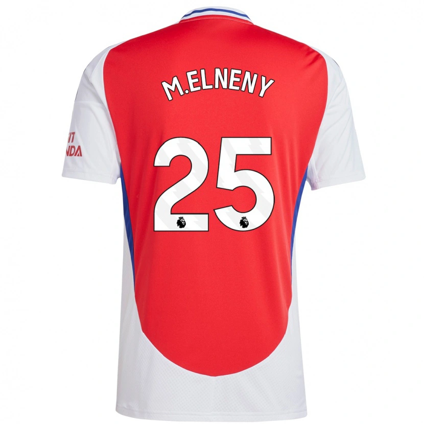 Danxen Kid Mohamed Elneny #25 Red White Home Jersey 2024/25 T-Shirt