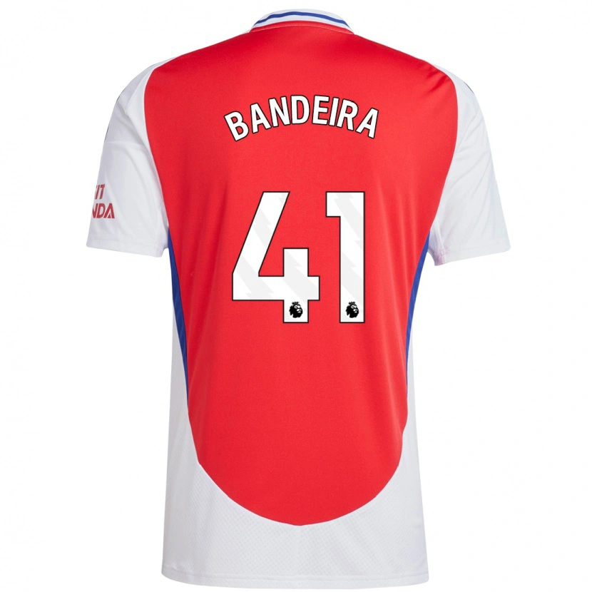 Danxen Kid Mauro Bandeira #41 Red White Home Jersey 2024/25 T-Shirt