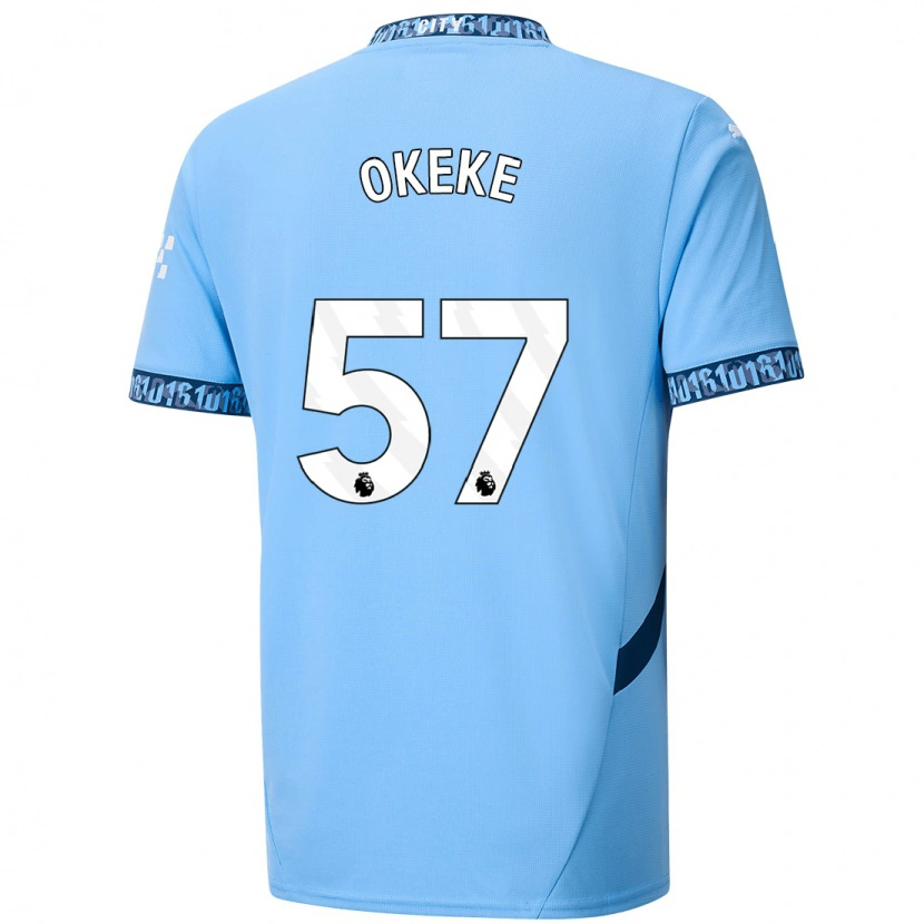 Danxen Kid Michael Okeke #57 Navy Blue Home Jersey 2024/25 T-Shirt