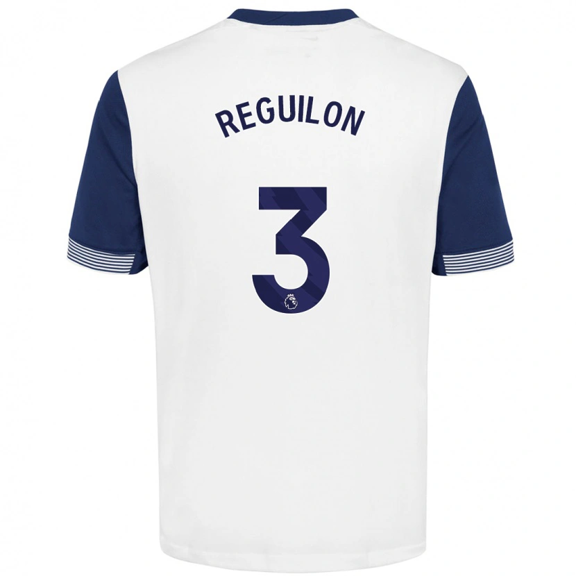 Danxen Kid Sergio Reguilón #3 White Blue Home Jersey 2024/25 T-Shirt