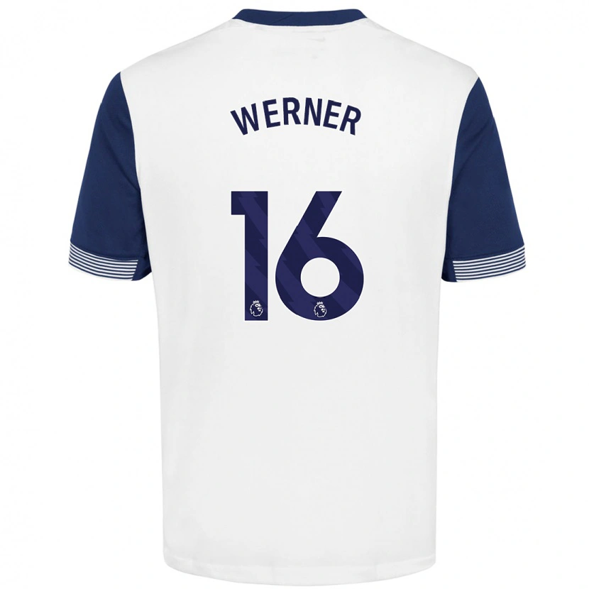 Danxen Kid Timo Werner #16 White Blue Home Jersey 2024/25 T-Shirt