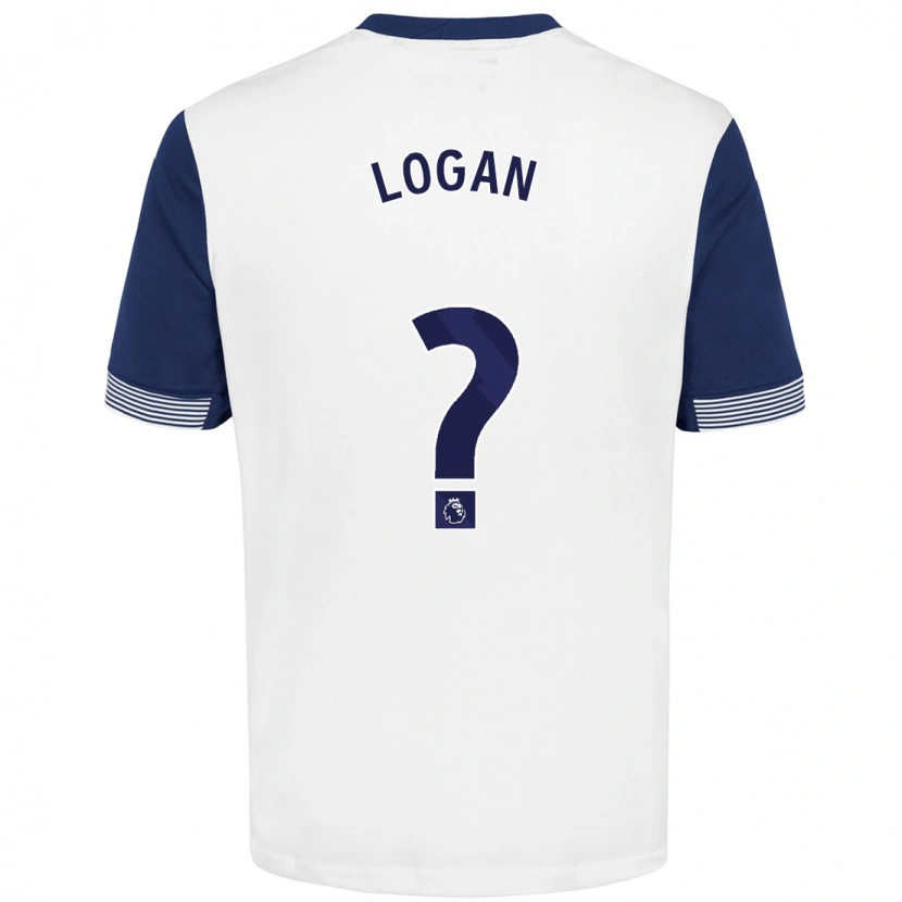 Danxen Kid Calum Logan #0 White Blue Home Jersey 2024/25 T-Shirt