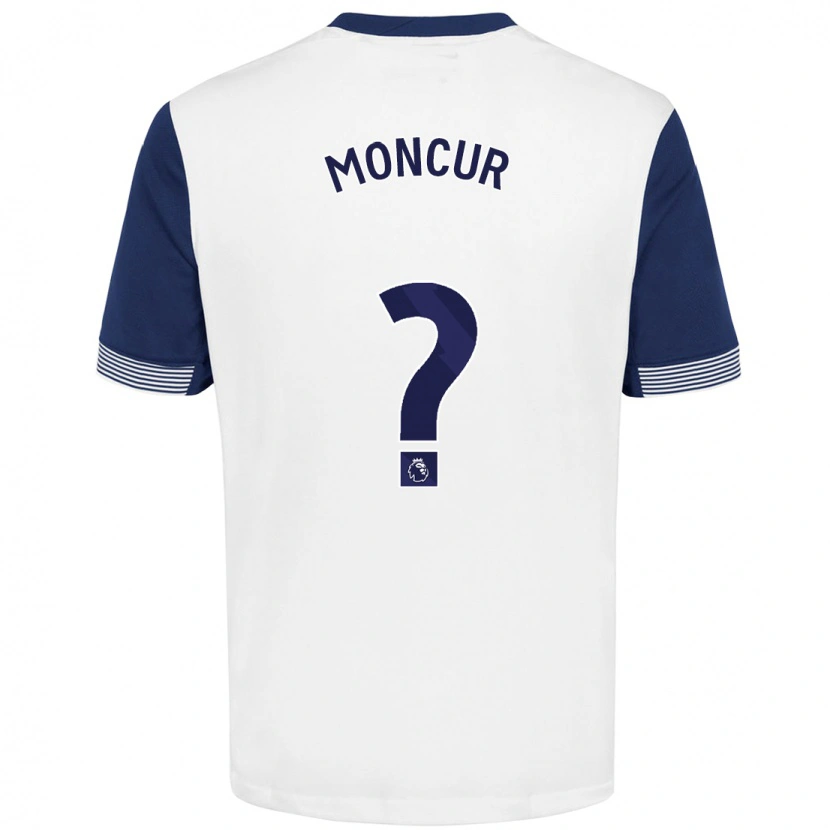 Danxen Kid Ronny Moncur #0 White Blue Home Jersey 2024/25 T-Shirt