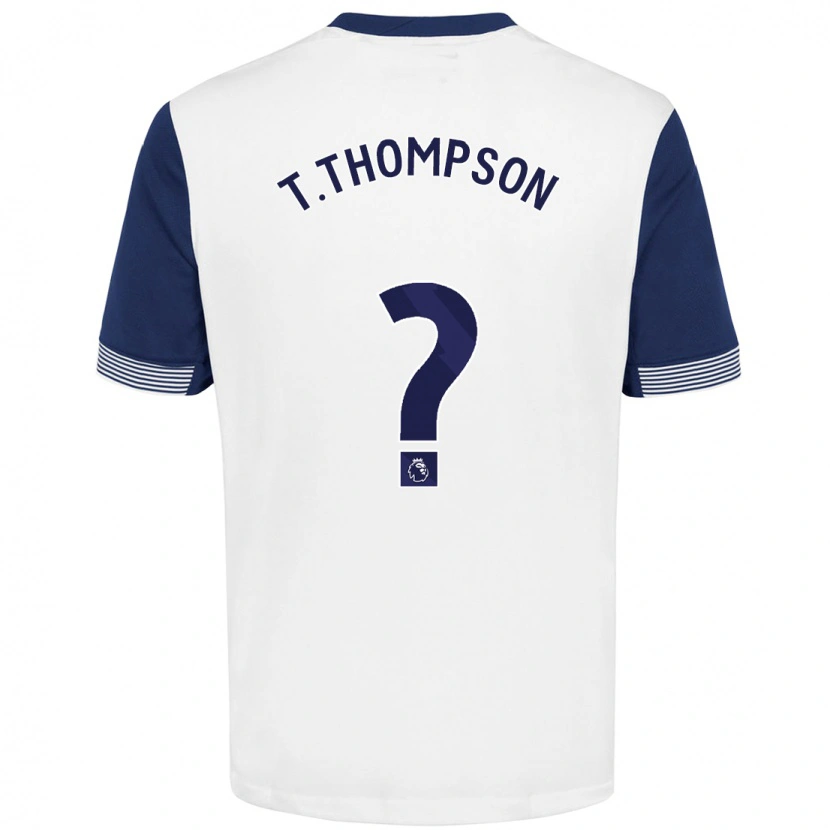 Danxen Kid Tynan Thompson #0 White Blue Home Jersey 2024/25 T-Shirt