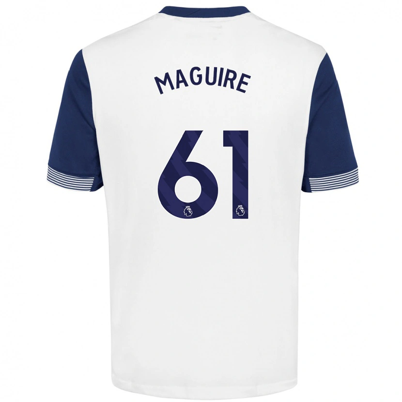 Danxen Kid Aaron Maguire #61 White Blue Home Jersey 2024/25 T-Shirt