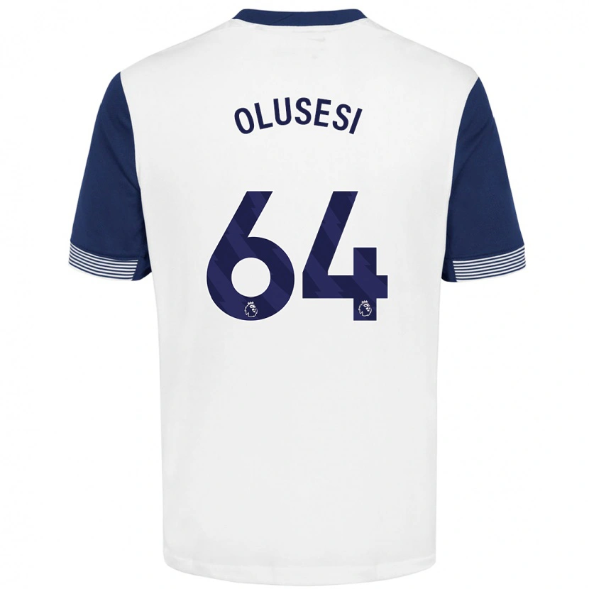 Danxen Kid Callum Olusesi #64 White Blue Home Jersey 2024/25 T-Shirt