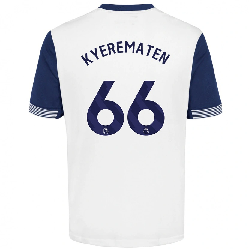 Danxen Kid Rio Kyerematen #66 White Blue Home Jersey 2024/25 T-Shirt