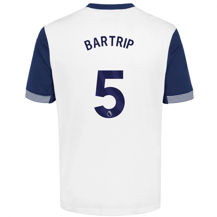 Danxen Kid Molly Bartrip #5 White Blue Home Jersey 2024/25 T-Shirt