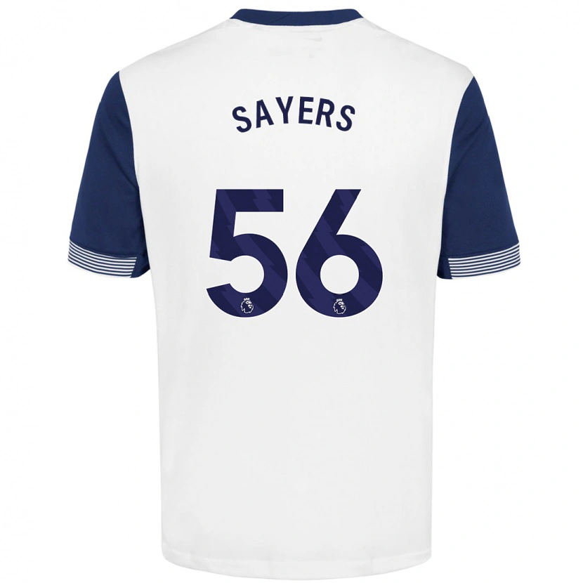 Danxen Kid Charlie Sayers #56 White Blue Home Jersey 2024/25 T-Shirt