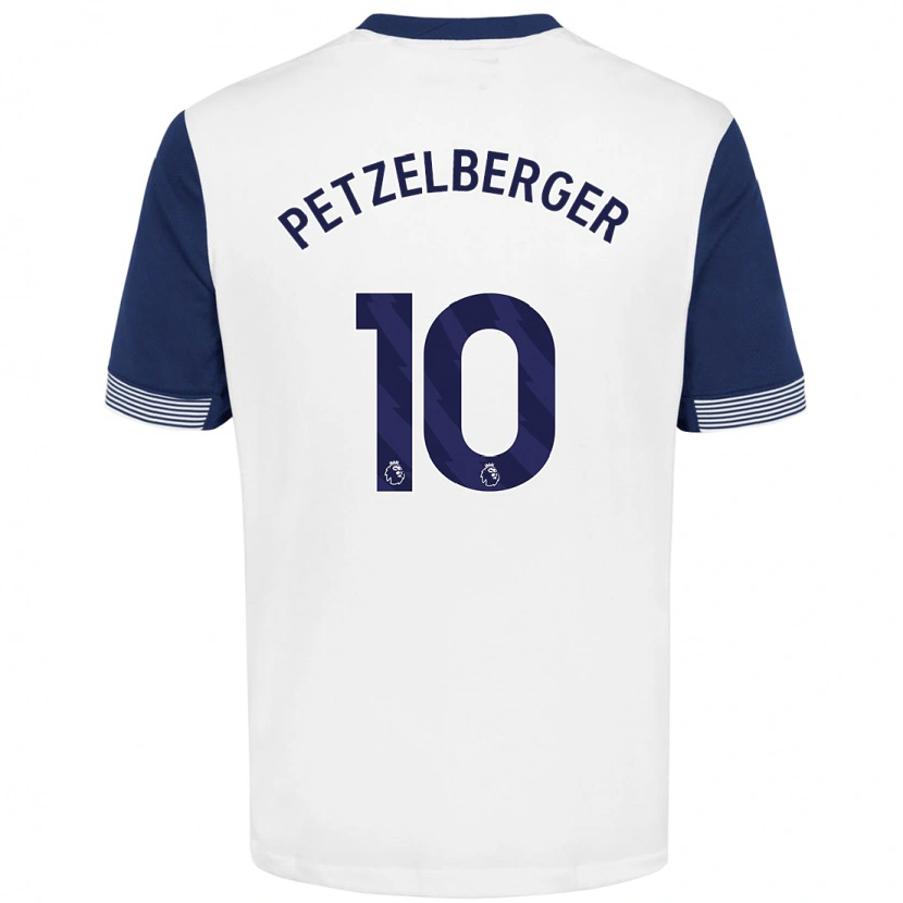 Danxen Kid Ramona Petzelberger #10 White Blue Home Jersey 2024/25 T-Shirt