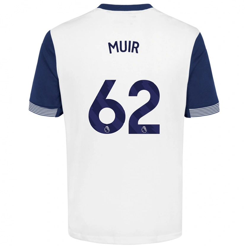 Danxen Kid Marqes Muir #62 White Blue Home Jersey 2024/25 T-Shirt